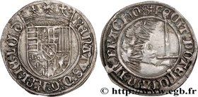 DUCHY OF LORRAINE - RENE II
Type : Demi-plaque 
Date : c. 1483-1500 
Mint name / Town : Nancy 
Metal : silver 
Diameter : 24,5 mm
Orientation di...
