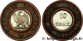 PREMIER EMPIRE / FIRST FRENCH EMPIRE
Type : Essai bimétallique de 10 centimes 
Date : 1806 
Mint name / Town : Paris 
Quantity minted : --- 
Meta...
