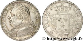 LOUIS XVIII
Type : 5 francs Louis XVIII, buste habillé 
Date : 1814 
Mint name / Town : Paris 
Quantity minted : 1.465.243 
Metal : silver 
Mill...