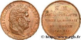 LOUIS-PHILIPPE I
Type : Monnaie de visite, module de 5 francs, pour Louis-Philippe à la Monnaie de Rouen 
Date : 1831 
Mint name / Town : Rouen 
M...