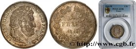 LOUIS-PHILIPPE I
Type : 1 franc Louis-Philippe, couronne de chêne 
Date : 1844 
Mint name / Town : Lille 
Quantity minted : 380664 
Metal : silve...