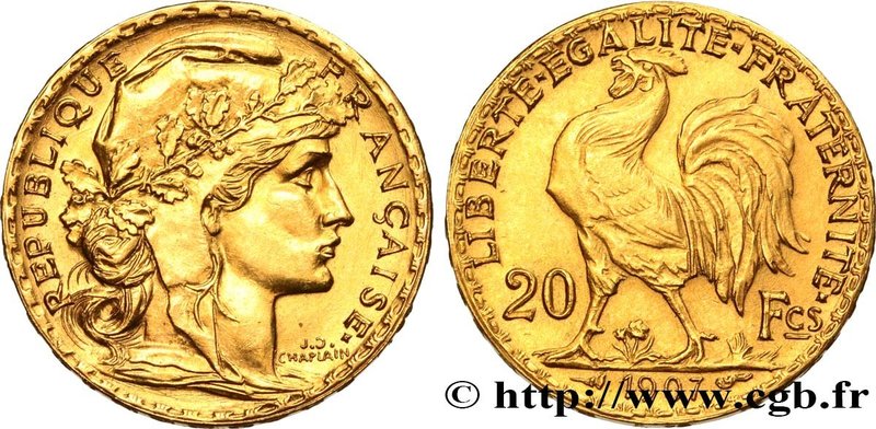 III REPUBLIC
Type : FAUX de 20 francs or Coq, Liberté Égalité Fraternité 
Date...