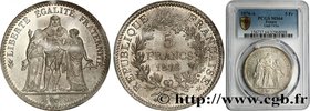 III REPUBLIC
Type : 5 francs Hercule 
Date : 1876 
Mint name / Town : Paris 
Quantity minted : 8800000 
Metal : silver 
Diameter : 37 mm
Orient...