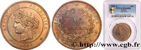 III REPUBLIC
Type : 10 centimes Cérès 
Date : 1882 
Mint name / Town : Paris 
Quantity minted : 1.100.000 
Metal : bronze 
Diameter : 30 mm
Ori...