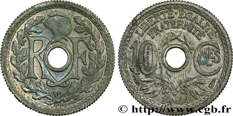 PROVISIONAL GOVERNEMENT OF THE FRENCH REPUBLIC
Type : Essai de 10 centimes Lind...