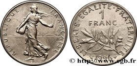 V REPUBLIC
Type : 1 franc Semeuse, nickel 
Date : 1996 
Mint name / Town : Pessac 
Quantity minted : 5000 
Metal : nickel 
Diameter : 24,29 mm
...