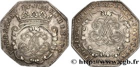 LOUIS XIV THE GREAT or THE SUN KING
Type : MARIAGE 
Date : 1683 
Metal : silver 
Diameter : 31 mm
Orientation dies : 6 h.
Weight : 6,82 g.
Edge...