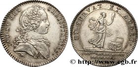 PARIS STOCK EXCHANGE - BROKERS
Type : LOUIS XV 
Date : 1718 
Metal : silver 
Diameter : 29,42 mm
Orientation dies : 6 h.
Weight : 7,22 g.
Edge ...