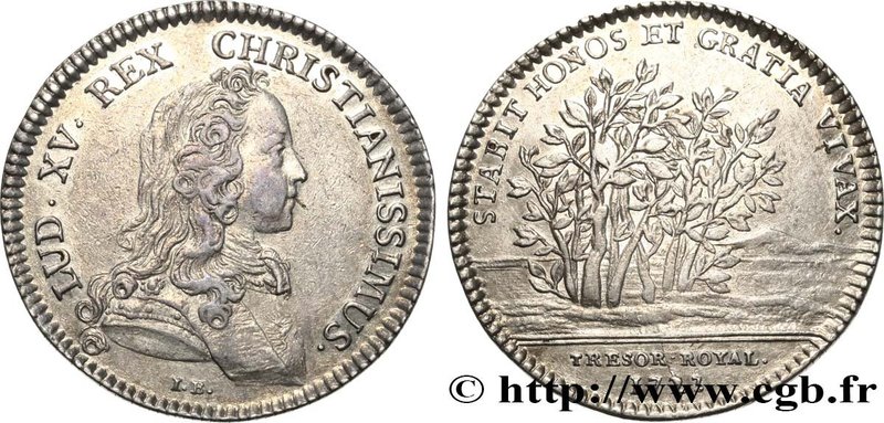 TRÉSOR ROYAL
Type : LOUIS XV 
Date : 6,92 
Date : 1723 
Metal : silver 
Dia...