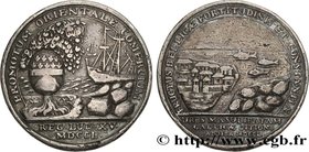 FRENCH COLONIES - LOUIS XV
Type : Medaille de la Compagnie Générale des Indes 
Date : 1750 
Mint name / Town : MASULIPATAN 
Metal : silver 
Diame...