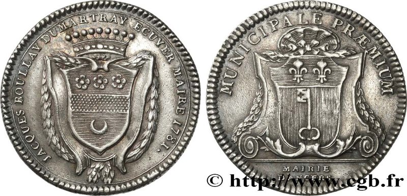 ANJOU - GENTRY
Type : Jacques Boullay du Martray, maire d’Angers 
Date : 1781 ...