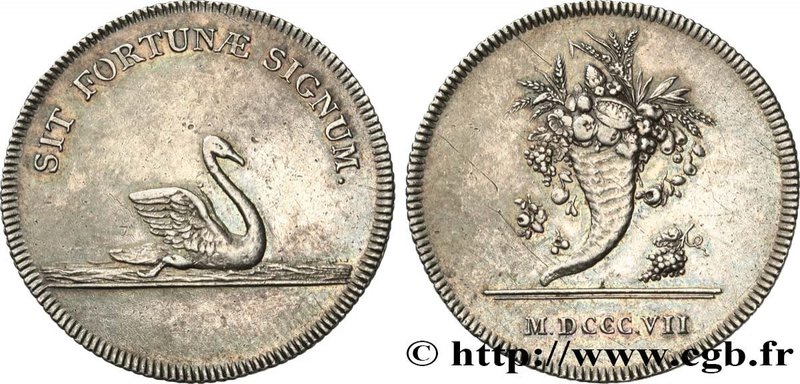 CASINOS AND GAMES
Type : Jeton de jeu 
Date : 1807 
Metal : silver 
Diameter...