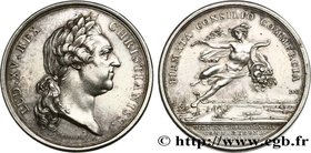 LOUIS XV THE BELOVED
Type : Médaille de la Chambre de commerce de Rouen 
Date : 1752 
Metal : silver 
Diameter : 41,5 mm
Weight : 40,76 g.
Edge ...