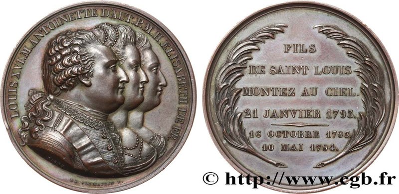 LOUIS XVI
Type : Médaille d’hommage à la famille royale 
Date : 1794 
Mint na...