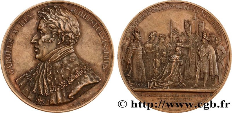 CHARLES X
Type : Médaille du sacre de Charles X 
Date : 1825 
Mint name / Tow...