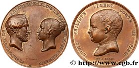 LOUIS-PHILIPPE I
Type : Médaille pour la naissance de Louis Philippe Albert d'Orléans 
Date : 1838 
Mint name / Town : 75 - Paris 
Metal : copper ...