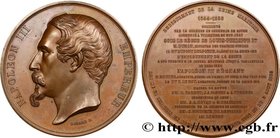 SECOND EMPIRE
Type : Médaille, endiguement de la Seine-Maritime 
Date : 1858 
Metal : copper 
Diameter : 68 mm
Engraver : Domard 
Weight : 152,2...