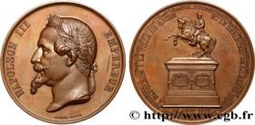 SECOND EMPIRE
Type : Médaille, érection de la statue équestre de Napoléon Ier 
Date : 1865 
Metal : copper 
Diameter : 63 mm
Weight : 102 g.
Edg...