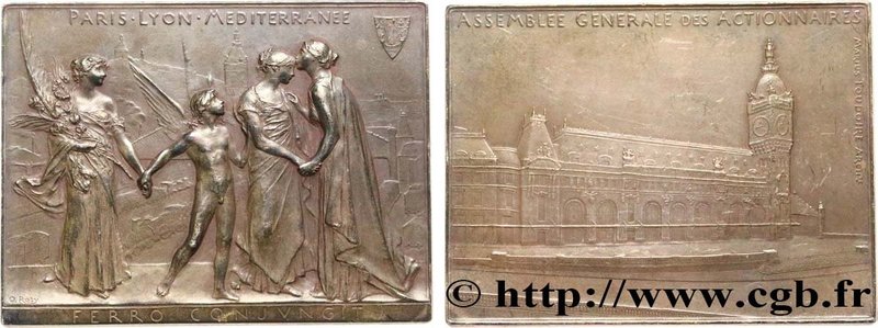 TRANSPORTS AND RAILWAYS
Type : Plaque Paris-Lyon-Méditerranée, Assemblée généra...