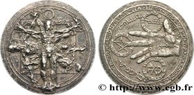 ART, PAINTING AND SCULPTURE
Type : Médaille, l’Homme de Vitruve 
Date : n.d. 
Metal : silver 
Diameter : 39,5 mm
Weight : 16,56 g.
Edge : lisse ...