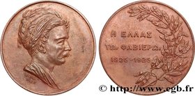 TURKEY
Type : Médaille, Général Theodoros Kolokotronis 
Date : 1926 
Metal : copper 
Diameter : 40 mm
Weight : 26,29 g.
Edge : lisse 
Puncheon ...