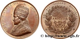 ITALY - PAPAL STATES - PIUS IX (Giovanni Maria Mastai Ferretti)
Type : Médaille, élection du pape 
Date : 1847 
Metal : copper 
Diameter : 52 mm
...