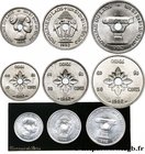 LAOS
Type : Boîte de 10, 20 et 50 cents ESSAI 
Date : 1952 
Mint name / Town : Paris 
Quantity minted : 1 200 
Metal : aluminium 
Orientation di...