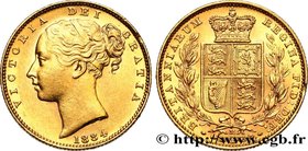 AUSTRALIA
Type : 1 Souverain Victoria type Saint-Georges 
Date : 1884 
Mint name / Town : Melbourne 
Quantity minted : 2942000 
Metal : gold 
Mi...