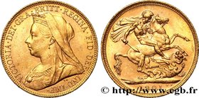 AUSTRALIA
Type : 1 Souverain Victoria type “Old Head” 
Date : 1901 
Mint name / Town : Melbourne 
Quantity minted : 3987000 
Metal : gold 
Mille...