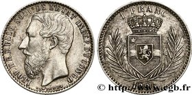 BELGIUM - CONGO FREE STATE
Type : 1 Franc Léopold II 
Date : 1896 
Quantity minted : 160000 
Metal : silver 
Millesimal fineness : 900 ‰
Diamete...
