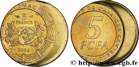 CENTRAL AFRICAN STATES
Type : 5 Francs frappe “casquette” 
Date : 2006 
Mint name / Town : Paris 
Metal : nordic gold 
Diameter : 16 mm
Orientat...
