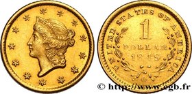 UNITED STATES OF AMERICA
Type : 1 Dollar "Liberty head", 1er type 
Date : 1849 
Mint name / Town : La Nouvelle-Orléans 
Quantity minted : 215000 ...