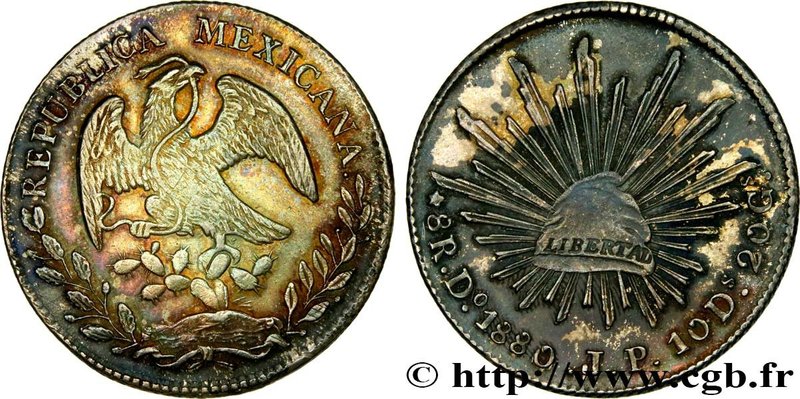 MEXICO
Type : 8 Reales 
Date : 1880 
Mint name / Town : Durango 
Quantity mi...