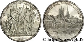 SWITZERLAND
Type : 5 Francs, monnaie de Tir, Lausanne 
Date : 1876 
Quantity minted : 20000 
Metal : silver 
Millesimal fineness : 900 ‰
Diamete...