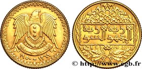 SYRIA
Type : 1 Pound 
Date : 1950 
Quantity minted : 250000 
Metal : gold 
Millesimal fineness : 680 ‰
Diameter : 21 mm
Orientation dies : 6 h....