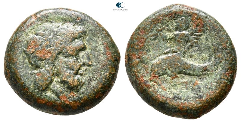 Calabria. Brundisium 215 BC. 
Bronze Æ

18 mm., 6,33 g.



nearly very fi...