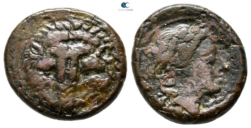 Bruttium. Rhegion 415-387 BC. 
Bronze Æ

21 mm., 5,74 g.



nearly very f...