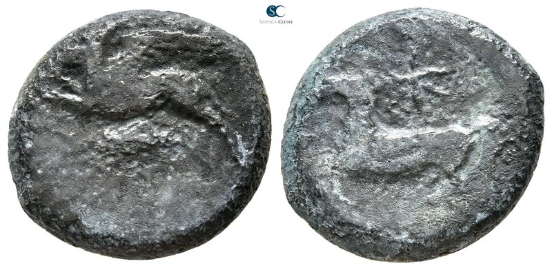 Sicily. Kainon 367-357 BC. 
Bronze Æ

21 mm., 9,02 g.



very fine