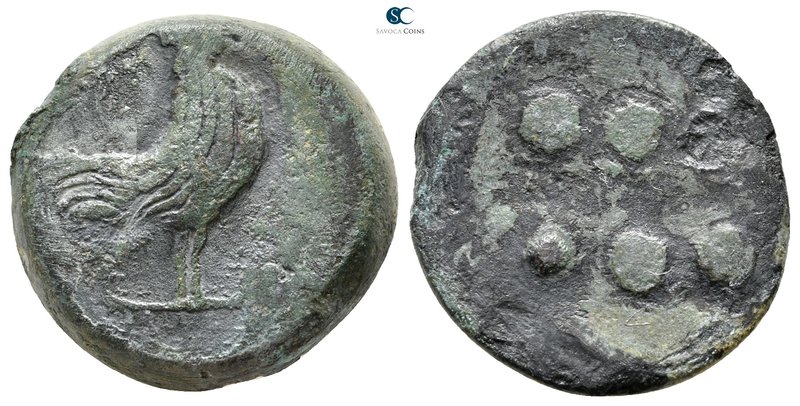 Sicily. Panormos 415-405 BC. 
Hemilitron Æ

23 mm., 14,59 g.



very fine...