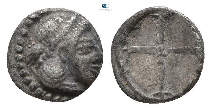 Sicily. Syracuse. Hieron I. 478-466 BC. Deinomenid Tyranny
Litra AR

8 mm., 0...