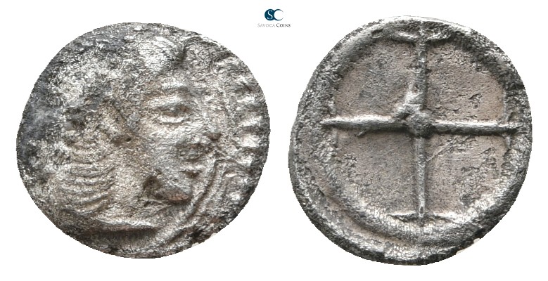 Sicily. Syracuse. Hieron I. 478-466 BC. 
Litra AR

9 mm., 0,58 g.



very...