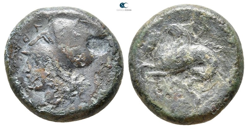 Sicily. Syracuse. Dionysios I 405-367 BC. 
Litra Æ

17 mm., 5,98 g.



ne...