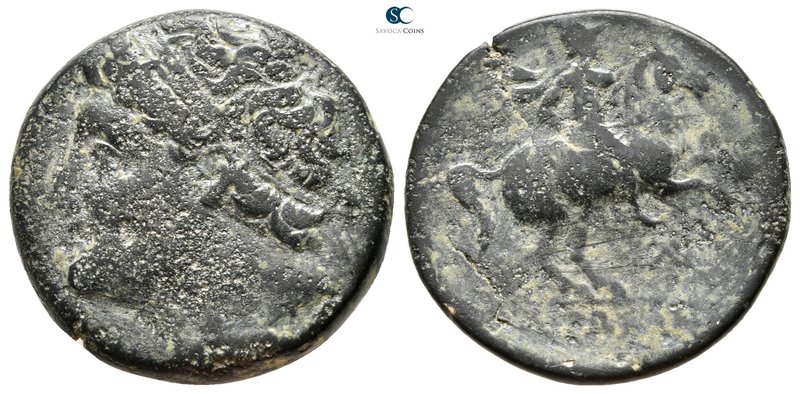 Sicily. Syracuse. Hieron II 275-215 BC. 
Bronze Æ

27 mm., 13,24 g.



ne...