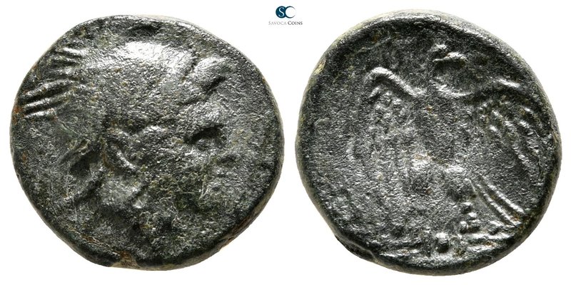 Kings of Macedon. Pella or Amphipolis. Perseus 179-168 BC. 
Bronze Æ

18 mm.,...