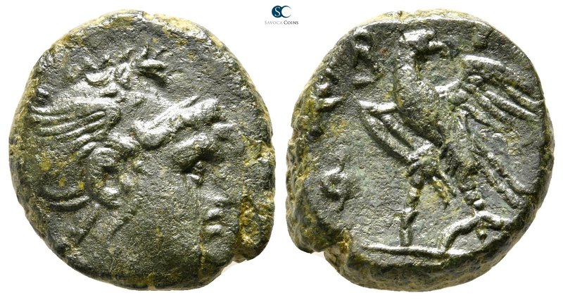 Kings of Macedon. Pella or Amphipolis. Philip V 221-179 BC. 
Bronze Æ

21 mm....