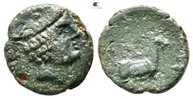 Kings of Macedon. Aigai. Aeropos 398-395 BC. Bronze Æ