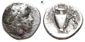 Macedon. Mende 405-348 BC. Tetrobol AR