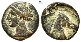 Zeugitania. Carthage 300-264 BC. Bronze Æ
