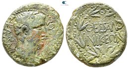 Macedon. Thessalonica AD 14-37. Tiberius (?). Bronze Æ