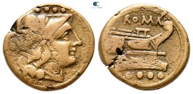 Anonymous 225-175 BC. Rome. Triens Æ